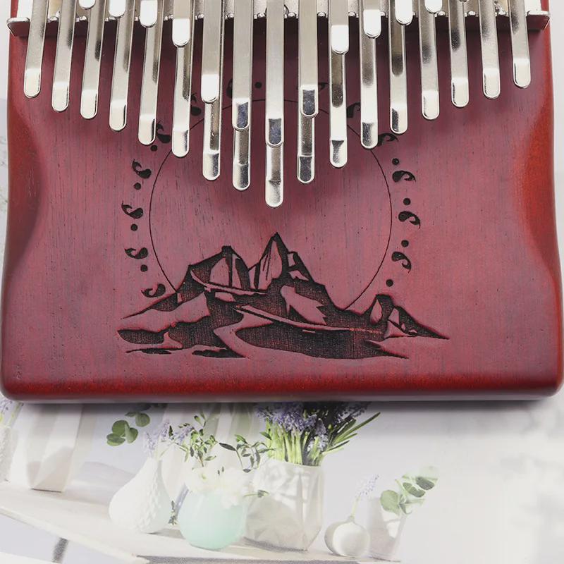 Pian cu degetul mare retro cu 34 de tonuri: Kalimba portabil ușor de învățat