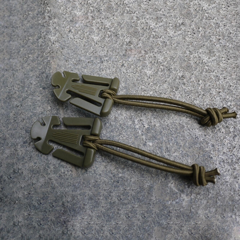 1ks Taktický Dominator Elastická Šňůra Závěsná Spona Klip Pals Molle Edc Popruh