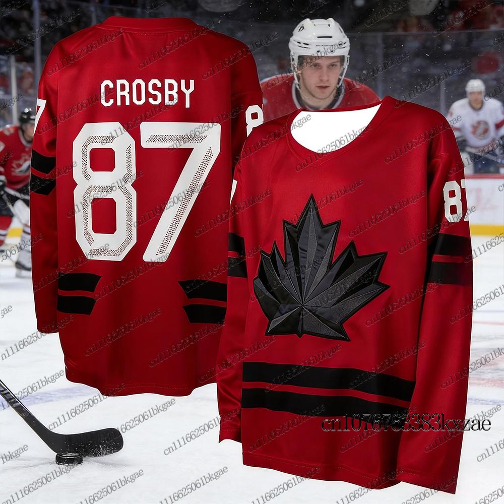 Autumn Winter Hockey Jerseys For Adult/Kids Canada Hockey Jerseys Casual Sports Hockey Jersey Parent Child Hockey Jerseys