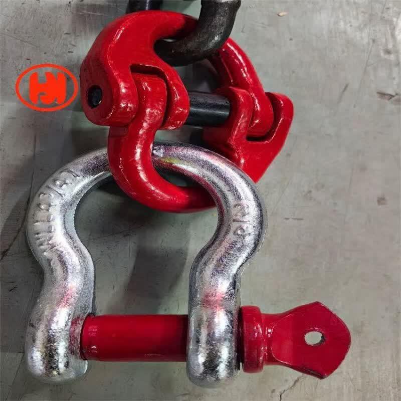 Alloy Steel Forged Double Ring Lifting Buckle SW178