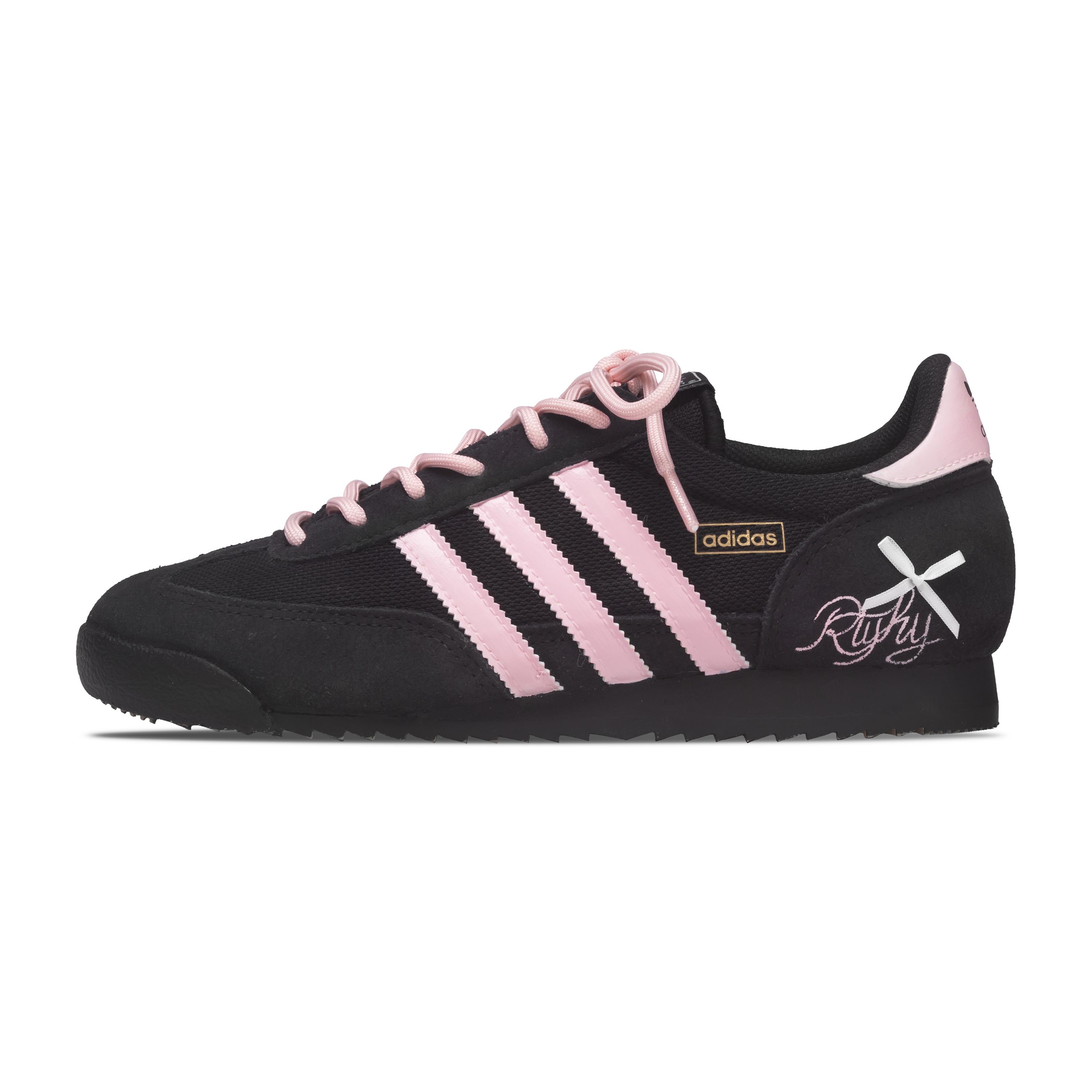 

Adidas Originals R71 Suede Low top Casual Shoes Unisex Black Pink IH1324(Team1385-) 42⅔