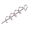 50Pcs Twist Lock Fishing Hook High Carbon Steel Spring Fishing Hook Swivels Spring for Saltwater Freshwater Fishing