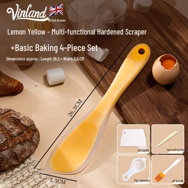 Qī Wēi Food-Grade Silicone Baking Scraper Spatula