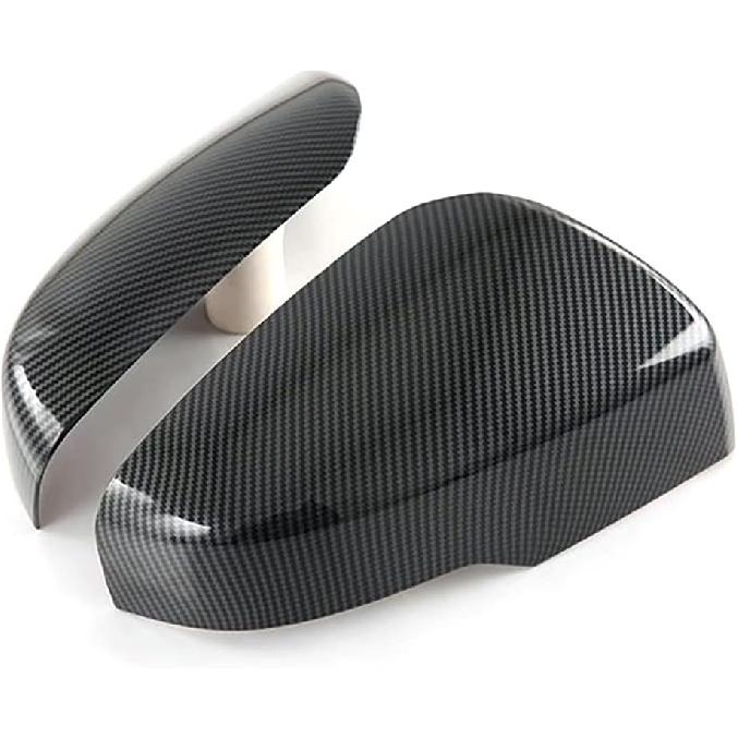 Car Accessories Fit For Subaru Crosstrek 2022 2021 2020 2019 2018 Side Door Mirror Cap Trim Cover ( Carbon Fiber Style ) ABS 2 PCS