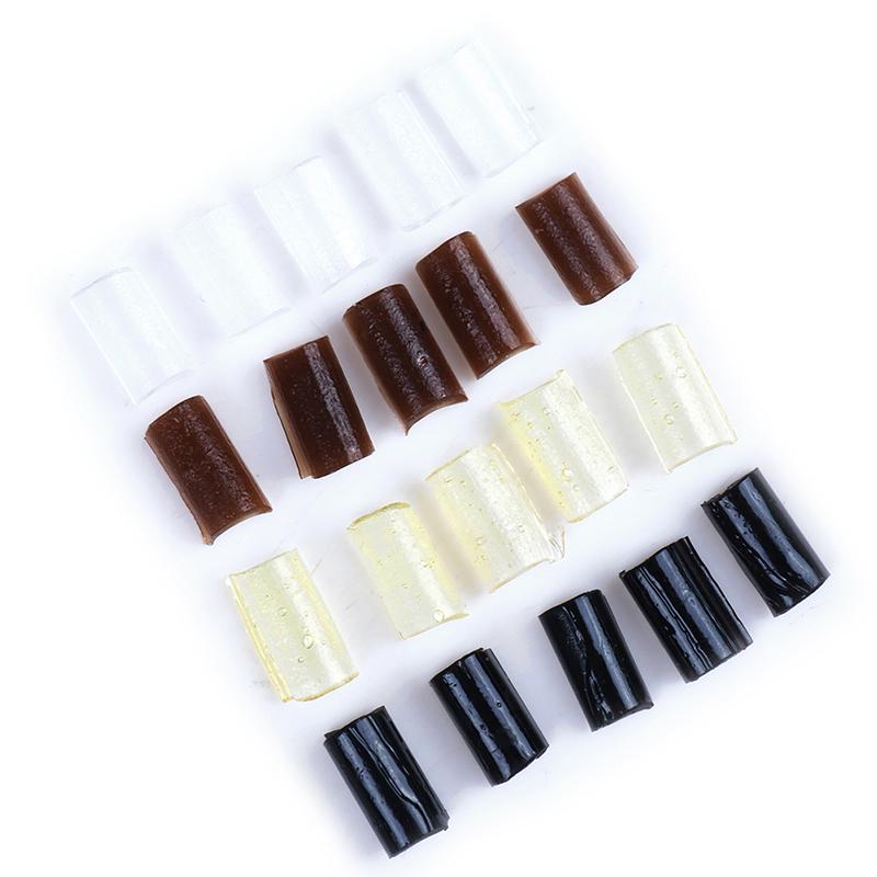 100 buc. Lipici cu cheratina Vârf pentru unghii pentru extensii de păr tip U Tip Fusion