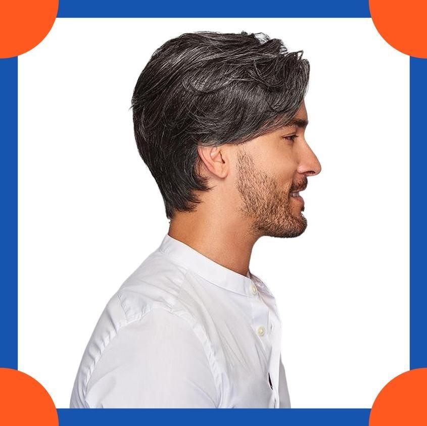 2025 Europäische Mode Perücke Kurze Gerade Perücke Für Männer HW730