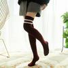 Japanese-Style High-Top Lace Knit Over-the-Knee Thigh High Cotton Socks and Leg Warmers for Women