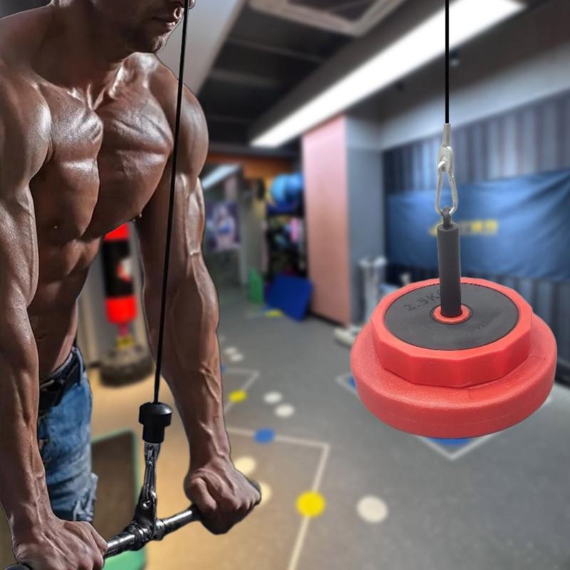 Fitness Lat Pull Down Rod Detachable Cable Machine Attachment Press Down Rod Cable Machine Attachment for Gym