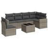VidaXL Garden Lounge Set with Cushions 7 Pcs, Sofas with Adjustable Feet, Outdoor Furniture Set Patio Terrace, 3251377