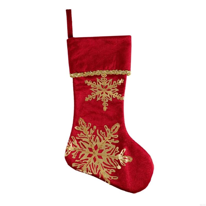 Christmas Decoration Christmas Stockings Lovely Gift Bag Christmas Tree Ornament M68E