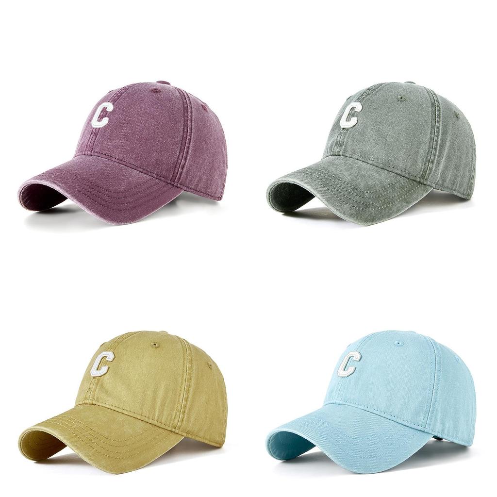 Vintage Water Wash Baseball Cap For Women And Men With Sun Protection And Breathability