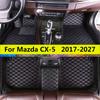 Car Floor Mats Fit For Mazda CX-5 CX5 KF SUV 2027 2026 2025 2024 2018 2017 Auto Leather Foot Pads Rugs