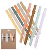 Straw Colorful Silicone Reusable Easy-to-clean Straight Straws Creative Household Children's Milk Tea Food-grade