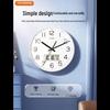 Timess Silent Quartz Wall Clock with Calendar and Temperature