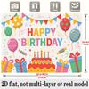 Party Backdrop Flat Hanging Backdrops Birthdays Showers Photo Background Decor Birthday Party Decor