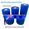 Blue PVC Heat Shrink Tube for Battery Sleeve and Mobile Power Pack Encapsulation