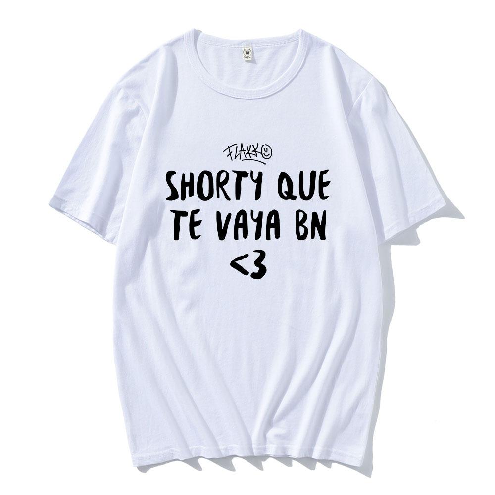Streetwear Hip Hop Rels B Flakk Smile Graphic T-shirt 100% Cotton S белый