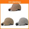 New Thick Plaid Baseball Cap Men And Women Duck Tongue Hat Fashion Hat Wholesale