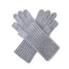 Cashmere Autumn and Winter New Style Unisex Pit Strip Leaky Finger Warm Cycling Windproof Knitted Five Finger Gloves