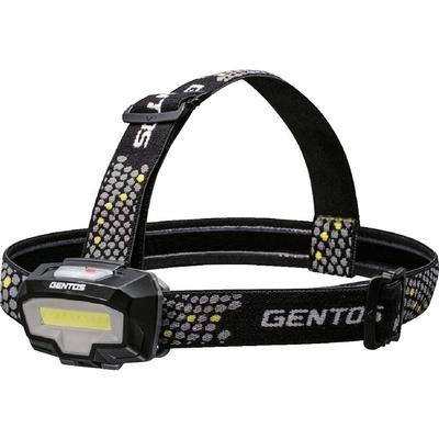 Phare LED clignotant GENTOS [Luminosité 400 lumens] Éclairage pratique 3 heures COB (Surface émettrice de lumière) LED2 couleurs (Blanc rouge)] Utilisations 3