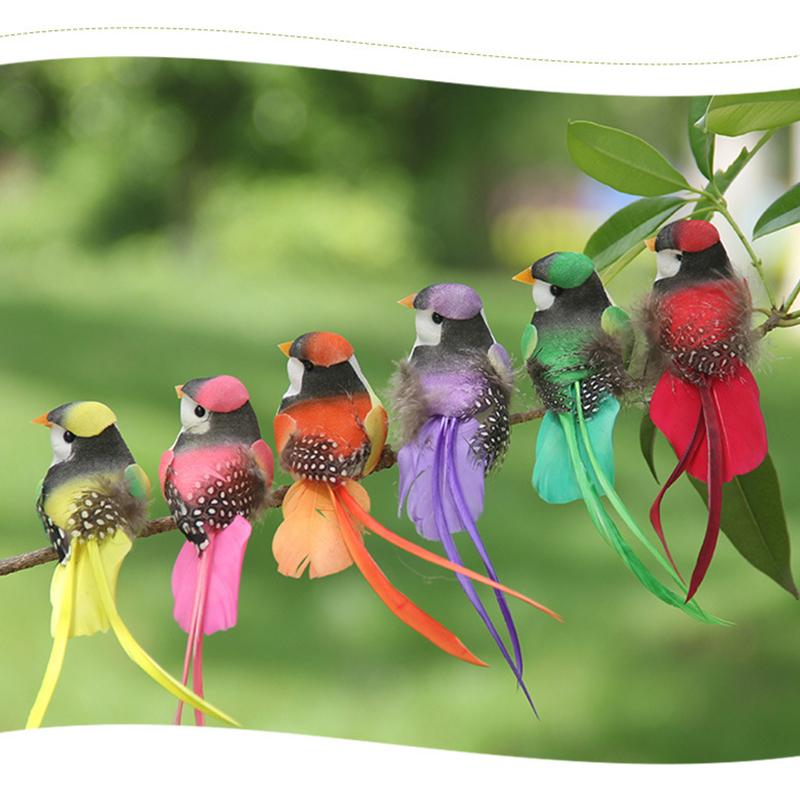 Swallow Tail Bird Clip Handmade Simulation Bird Plant-Decorated Artificial Bird Handicrafts For Ornament