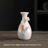 Hand-sculpted flower ceramic vase, ceramic hand-sculpted flower vase, desktop dried flower arrangement decoration