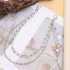 Cross-border Punk Multi-layer Chain Belt with Planet Pendant - European & American Hip Hop Style Pants Accessory