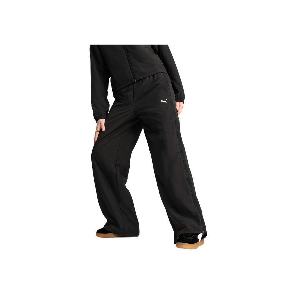 Puma Comfortable Soft Versatile Casual Pants Women Bottoms Black 631913-01