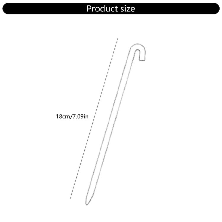 Tent Peg Aluminum Alloy Ground Peg Camping Rock Bottoms Ground Anchors Tent Accessories For Outdoor Camping Tent Peg