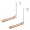 Foldable Over The Door Hanger Nonslip Hooks Foldable Drying Rack For Bathroom Bedroom Clothes Storage
