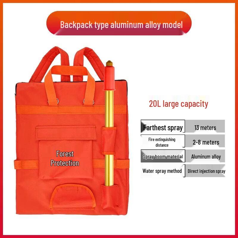 Backpack Fire Extinguishing Water Gun One Size