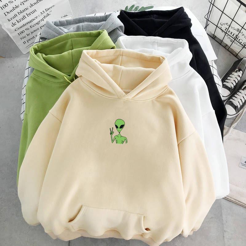 Cheap Women Hoodie Autumn Winter Women Kawaii Loose Long Sleeves Tops ...