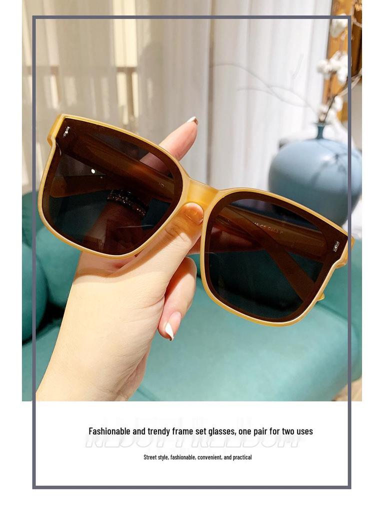 Polarized Clip-on Sunglasses: Stylish TR Design Myopia Glasses for Driving