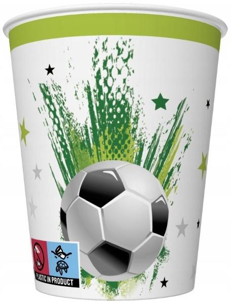 Paper Cups Soccer Birthday 250ml 8 Pcs