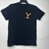 Yellowstone Dutton Ranch T-Shirt Men’s Size Small Black Tee TV Show Western Logo Unisex T-Shirt