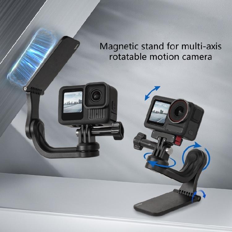 Portable Magnetic Camera Support Quick Release Rotatable Stand Bracket For Action 5/Pocket 3 Action Camera Accessories