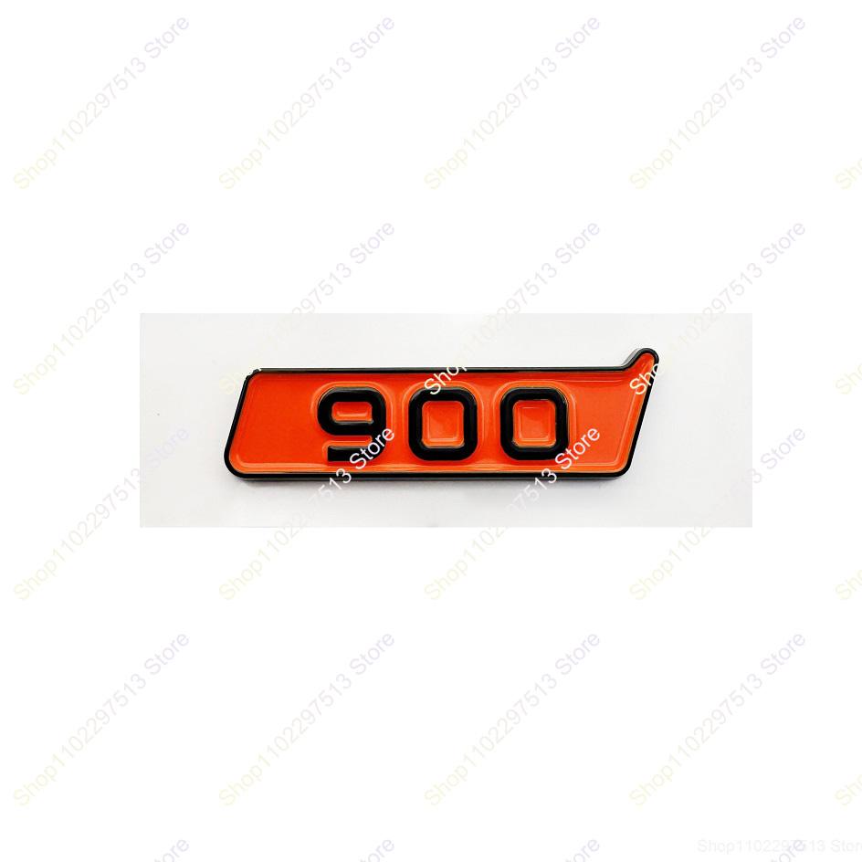 

700 800 900 Badge Car Rear Trunk Emblem Stickers for W463 W205 W218 G700 G800 G900 Glossy Black Orange Logo Decoration