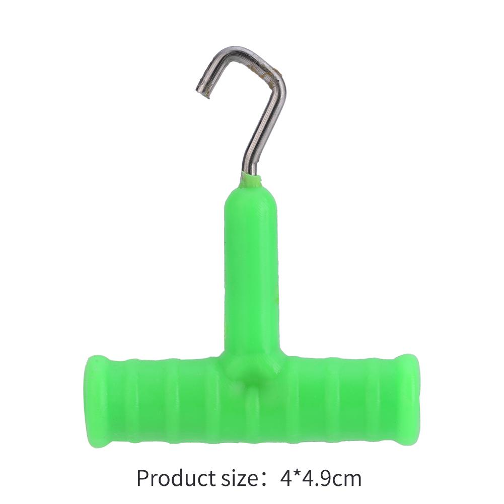 Fishing Baiting Rig Tool Set Bait Needle T Handle Knot Puller and Scissor Tackle Rigging Tool