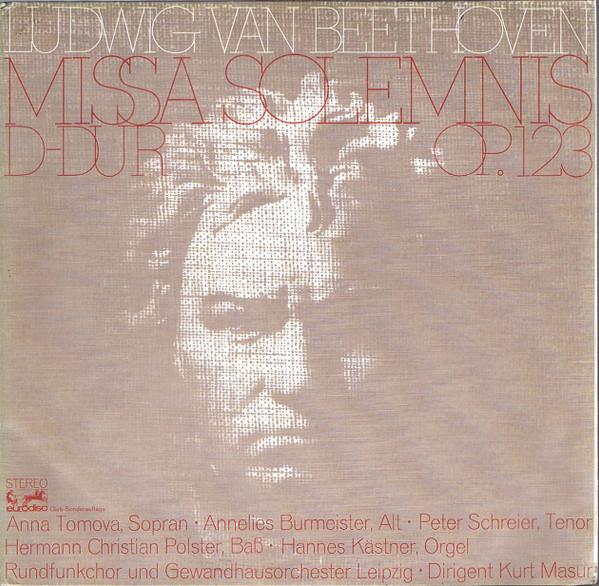 LP Record LUDWIG VAN BEETHOVEN, - Missa Solemnis D-dur Op. 123 61740 Eurodisc 1972 Germany Classical Used