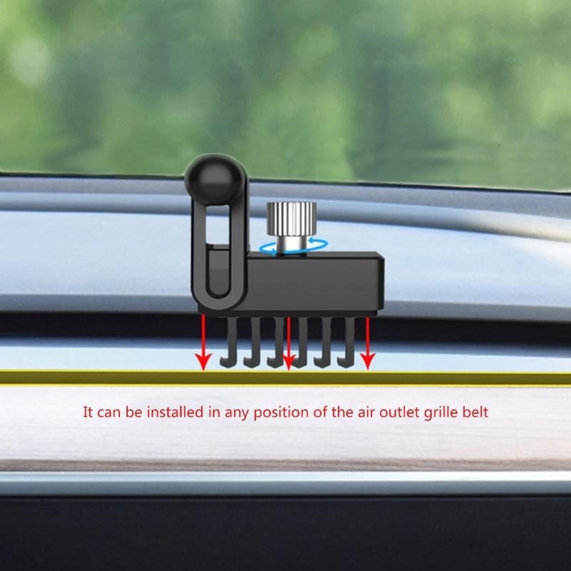 No Trace Base Car Mount Car Phone Holder Air Vent Protective Car Phone Mount Upgraded Mobile Phone Mount for