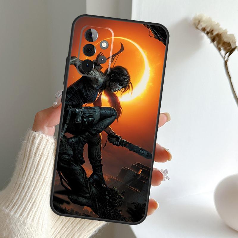 Lara Croft Tomb Raider Case For Samsung Galaxy A16 A26 A36 A56 A55 A35 A15 A54 A34 A14 A52 A32 A12 A13 A33 A53 A17