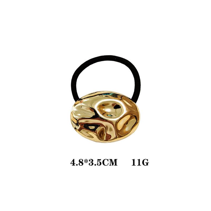 Retro Gold Geometric Hair Clips and Ponytail Ties