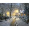 5D Diamond Painting Winter Diamond Embroidery Snow Scenery Needlework Full Round Landscape Mosaic Cross Stitch Home Decor