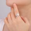 Sweet Flower Bird Ring Fashion Gold Fade Resistant Jewelry