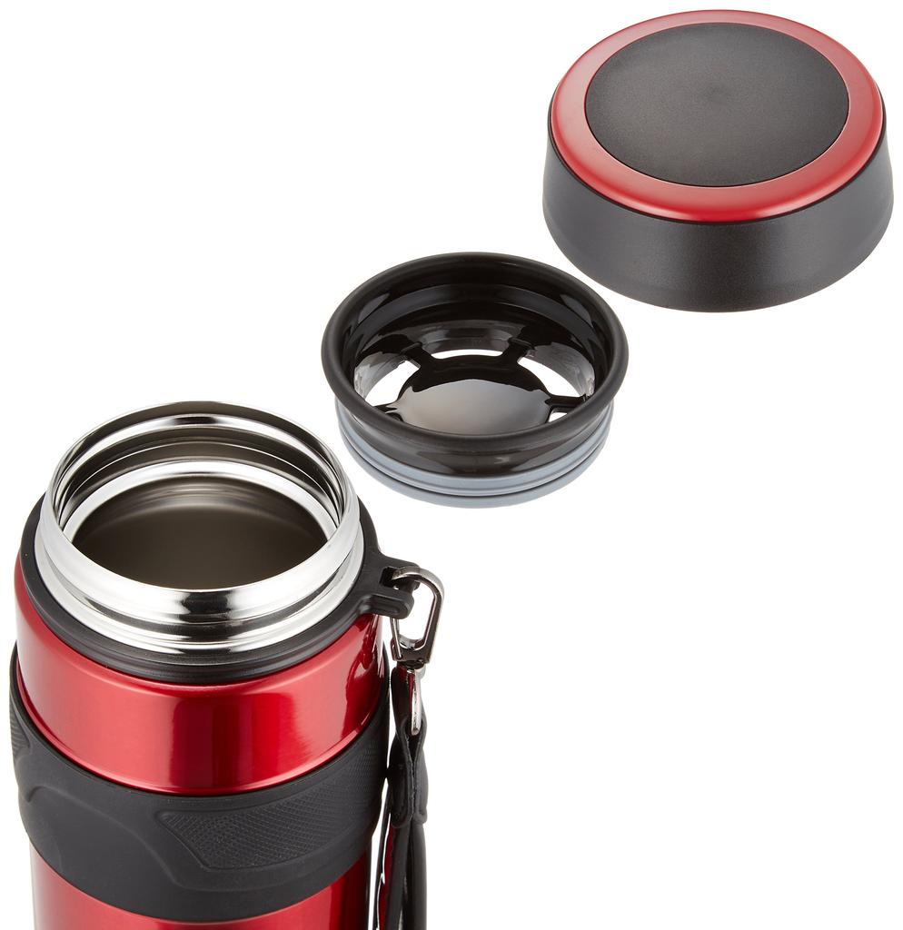 Peacock Stainless Steel Water Sports Clear for RC Bottle, Mug, Red, 1.0L, AMX-RS100