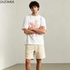 Zazomde Y2k Pig Graphic Short Sleeve T Shirt Retro So I Dont Care Letter Print Oversized Tee Gothic Streetwear Casual Daily Top