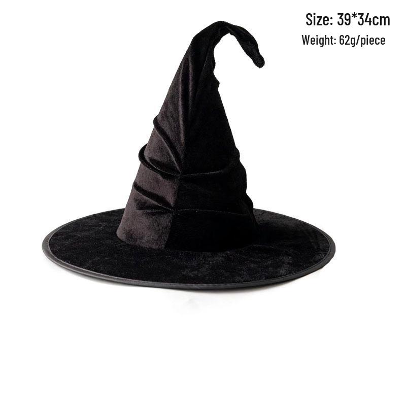 Kids & Adults Halloween Wizard Witch Costume Hat Party Supplies