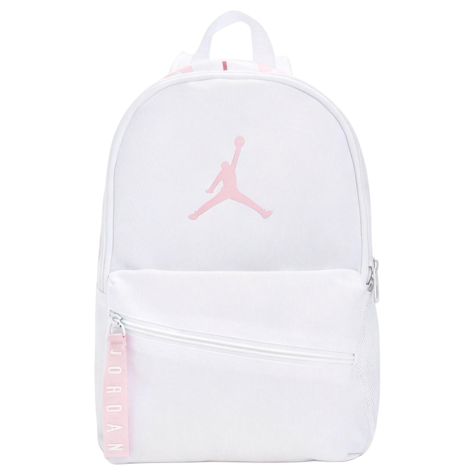 Jordan 11L Fashion Mini Cute Color Block Student Backpack Unisex Backpack White JD2633020TD-003 White