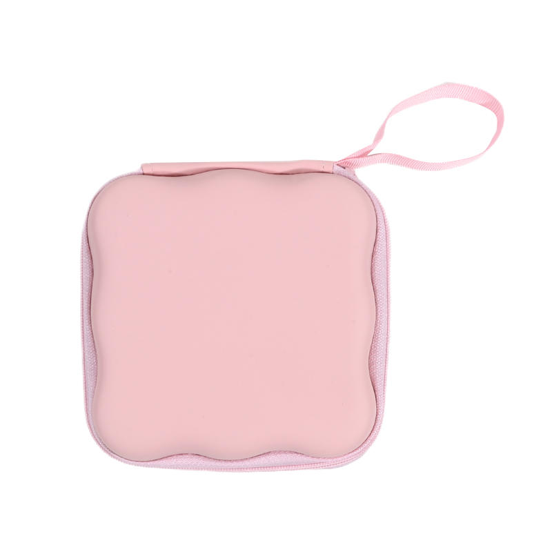 Lightweight Portable Travel Data Cable Small Storage Bag PU Zipper Bags Multifunctional Charger Protector Coin Purse