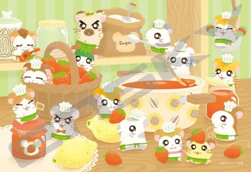 

Hamtaro Let s Make Jam Together 300-Piece Jigsaw Puzzle (300-3084)